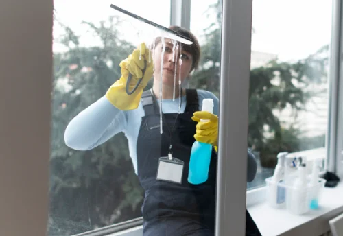 Nettoyage de vitres intérieures et extérieures à la Tronche